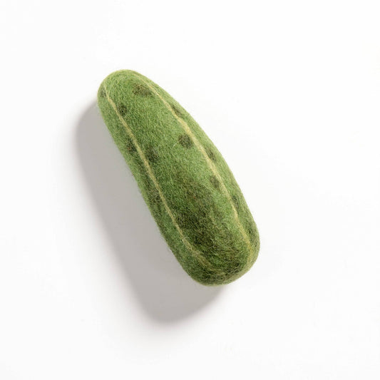 Dill Pickle Wool Felt Toy: Large